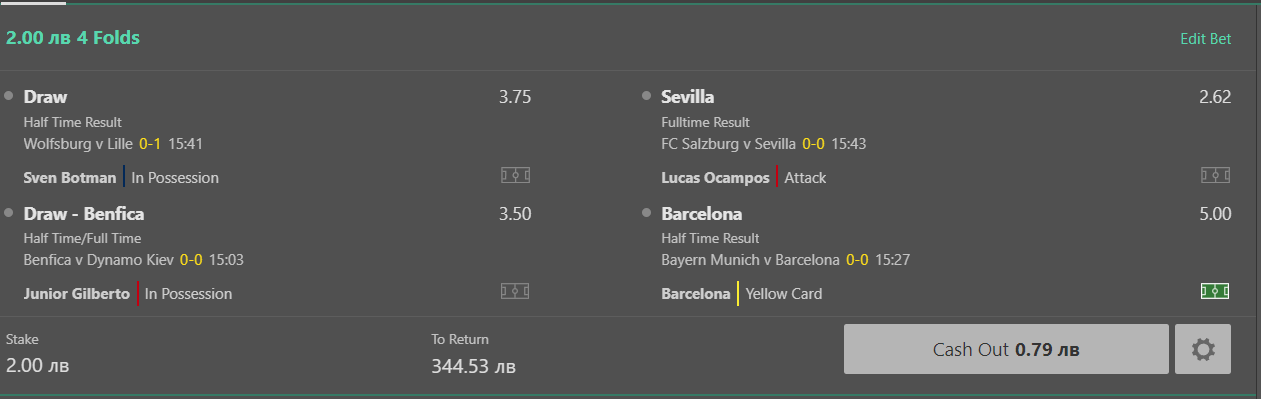 Cash-out na bet365-u