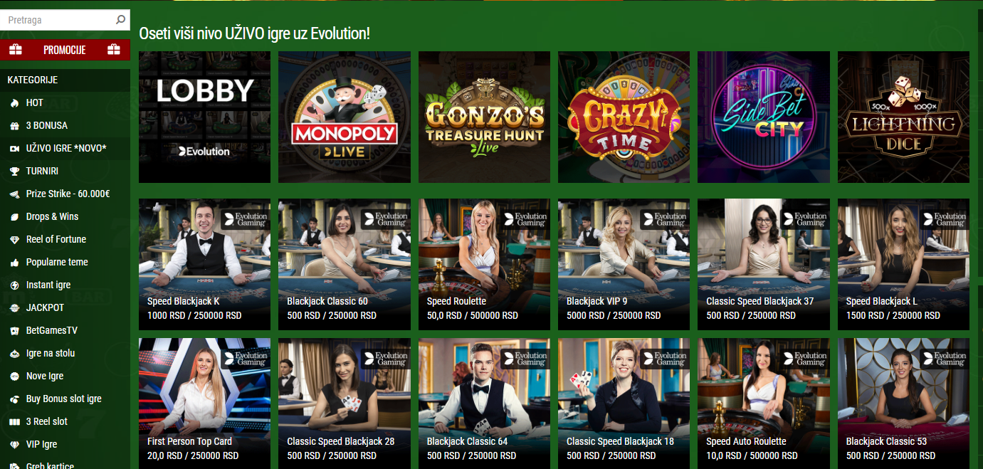 MaxBet Lobby uživo